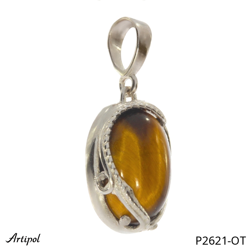 Pendant P2621-OT with real Tiger's eye