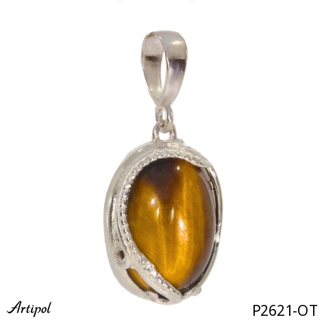 Pendant P2621-OT with real Tiger’s Eye