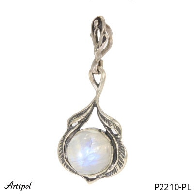 Pendentif P2210-PL en Pierre de lune véritable
