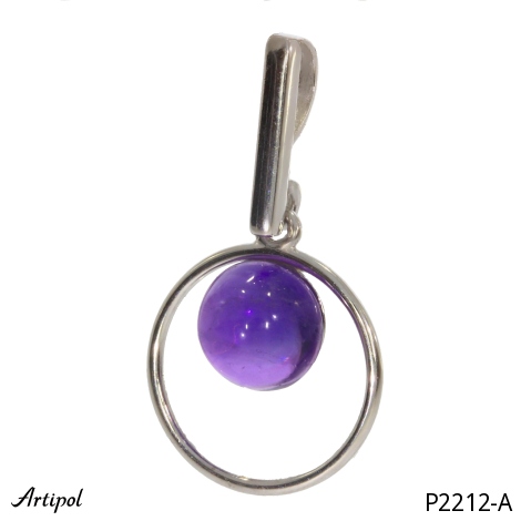 Pendentif P2212-A en Améthyste véritable