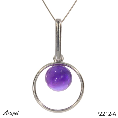 Anhänger P2212-A mit echter Amethyst