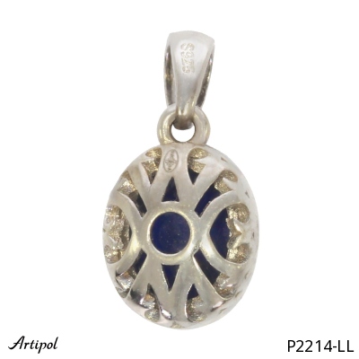 Pendant P2214-LL with real Lapis lazuli