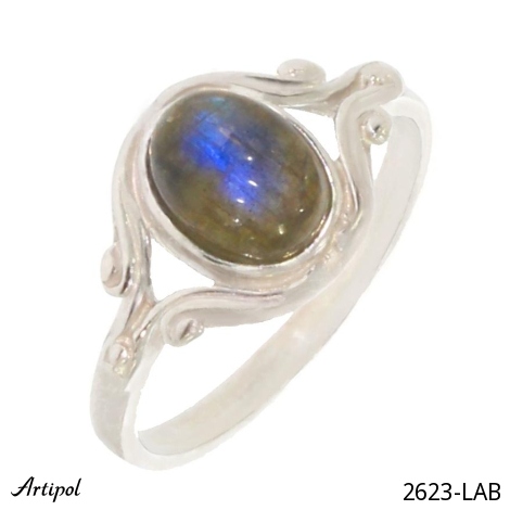 Bague 2623-LAB en Labradorite véritable