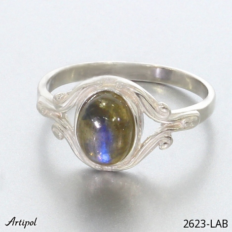 Ring 2623-LAB mit echter Labradorit