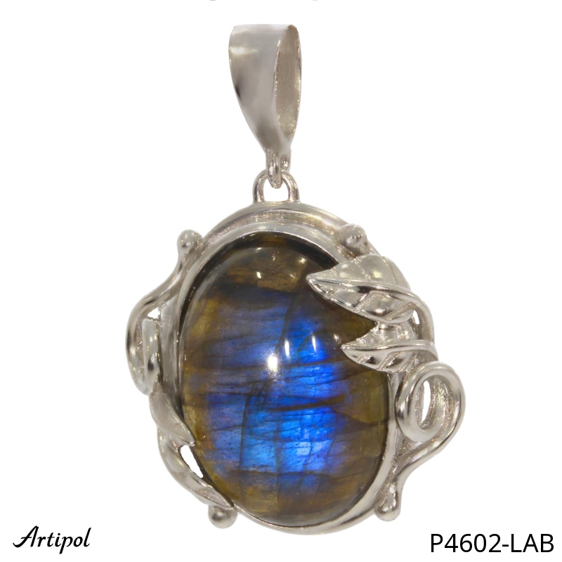 Pendant P4602-LAB with real Labradorite