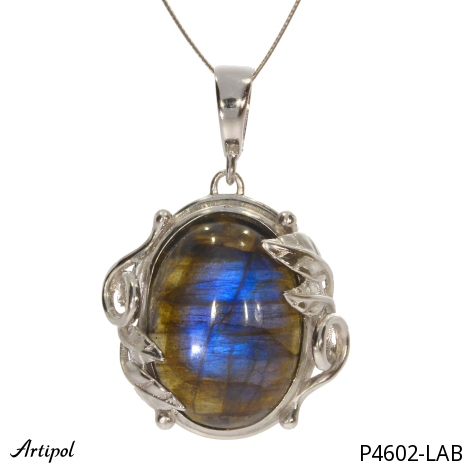 Pendentif P4602-LAB en Labradorite véritable