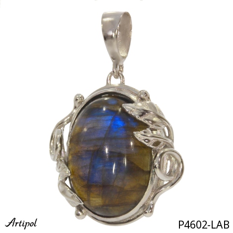 Pendant P4602-LAB with real Labradorite