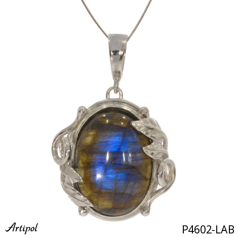 Pendentif P4602-LAB en Labradorite véritable