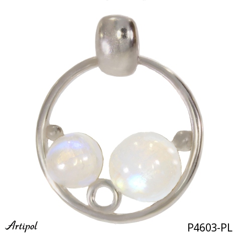 Pendentif P4603-PL en Pierre de lune véritable