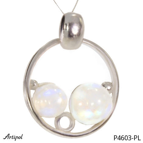 Pendant P4603-PL with real Moonstone