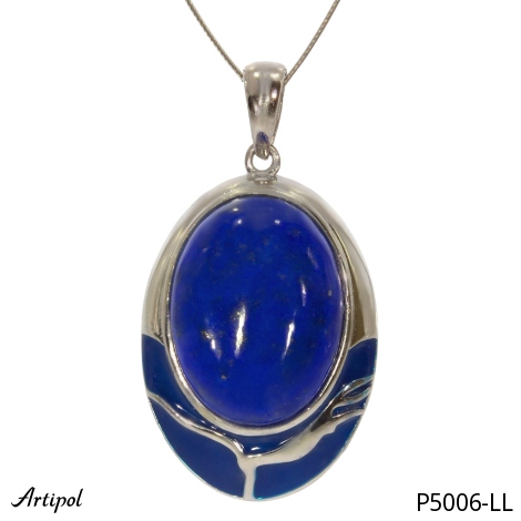 Pendant P5006-LL with real Lapis lazuli