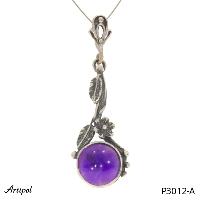 Pendant P3012-A with real Amethyst
