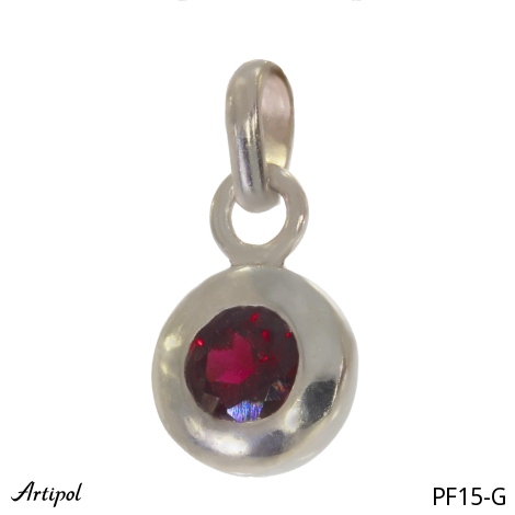 Pendant PF15-G with real Garnet