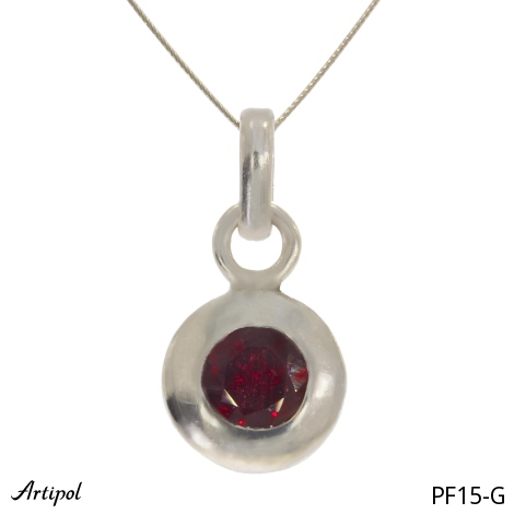 Pendant PF15-G with real Garnet