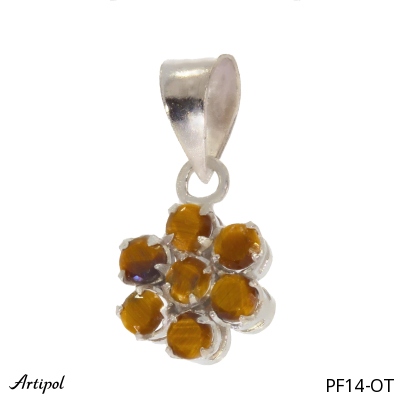 Pendant PF14-OT with real Tiger's eye