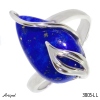 Ring 3805-LL with real Lapis lazuli
