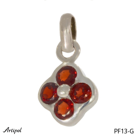 Pendant PF13-G with real Garnet