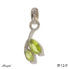 Pendant PF12-P with real Peridot