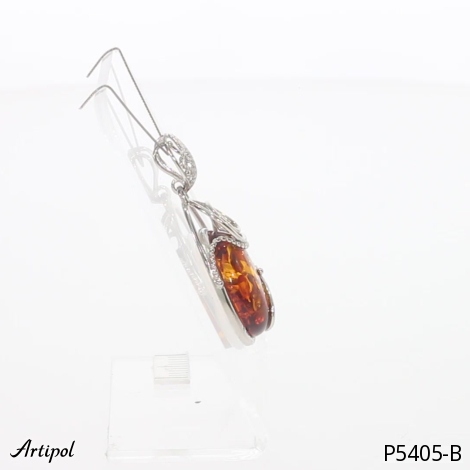 Pendentif Artipol Style Français - Argent Rhodié, Pierre Naturelle - Modèle P5405 - Bijou élégant, Fabrication Européenne, Garantie 2 Ans