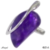 Ring 4601-A with real Amethyst