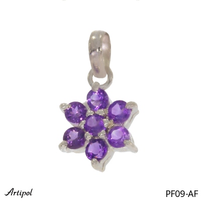 Pendant PF09-AF with real Amethyst faceted