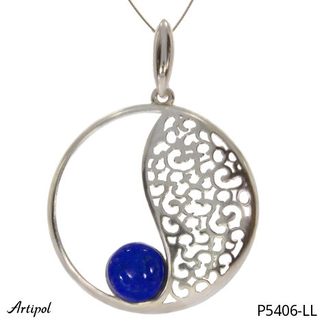 Pendentif P5406-LL en Lapis-lazuli véritable