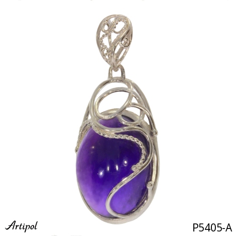 Anhänger P5405-A mit echter Amethyst