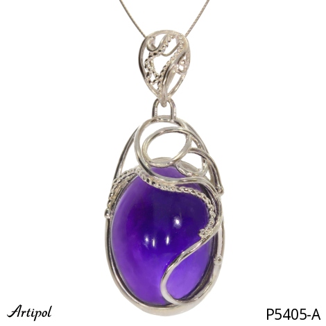 Anhänger P5405-A mit echter Amethyst