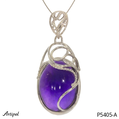 Anhänger P5405-A mit echter Amethyst