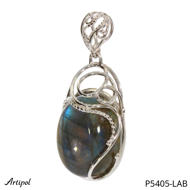 Pendant P5405-LAB with real Labradorite