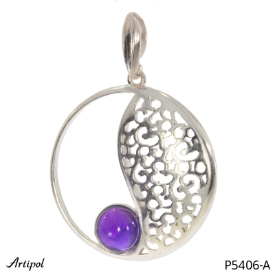 Pendant P5406-A with real Amethyst