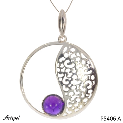 Pendant P5406-A with real Amethyst