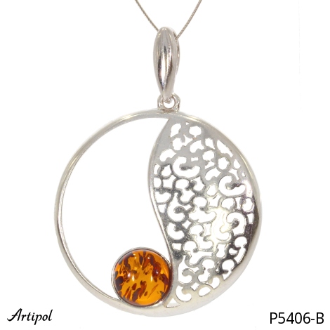 Pendentif P5406-B en Ambre véritable