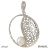 Pendant P5406-PL with real Moonstone