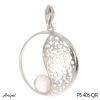 Pendant P5406-QR with real Rose quartz