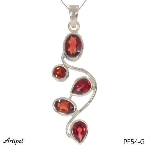Pendant PF54-G with real Garnet
