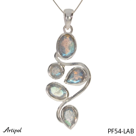 Pendant PF54-LAB with real Labradorite
