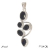 Pendant PF54-ON with real Black Onyx