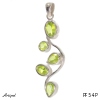 Pendant PF54-P with real Peridot
