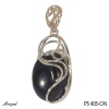 Pendant P5405-ON with real Black Onyx