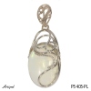 Pendant P5405-PL with real Moonstone