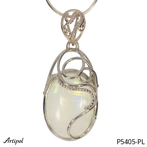 Pendentif P5405-PL en Pierre de lune véritable