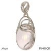 Pendentif P5405-QR en Quartz rose véritable
