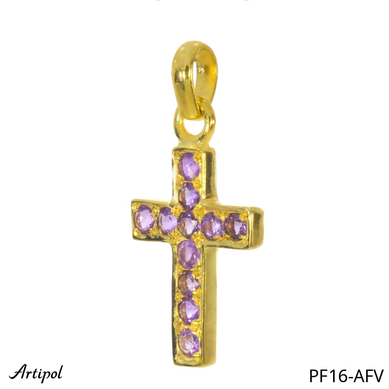Pendentif PF16-AFV en Améthyste véritable