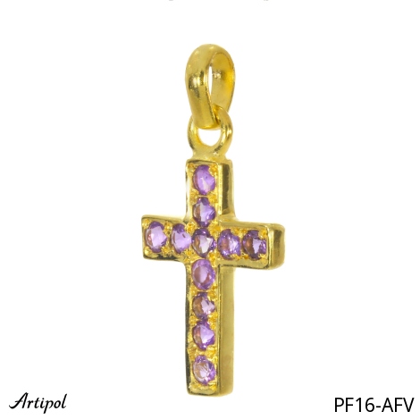 Pendentif PF16-AFV en Améthyste véritable