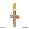 Pendant PF16-AFV with real Amethyst