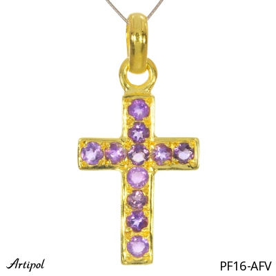 Pendant PF16-AFV with real Amethyst