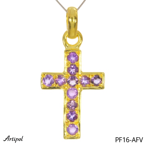Pendentif PF16-AFV en Améthyste véritable
