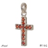 Pendant PF16-G with real Garnet