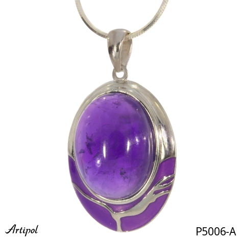 Pendentif P5006-A en Améthyste véritable